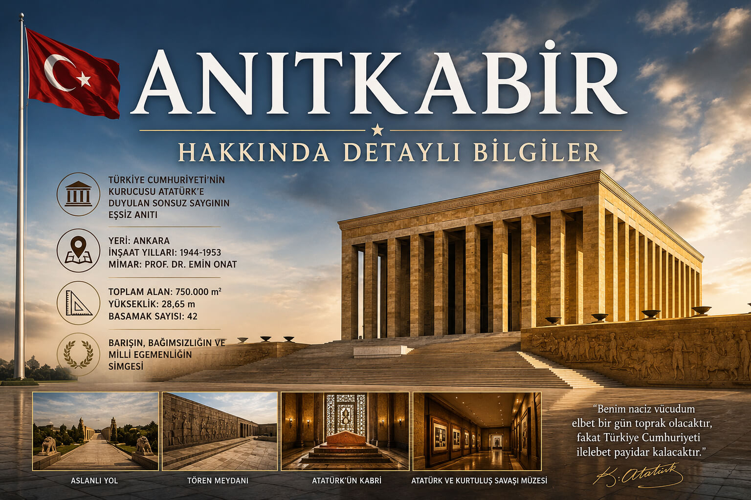 Anıtkabir Hakkında Detaylı Bilgiler