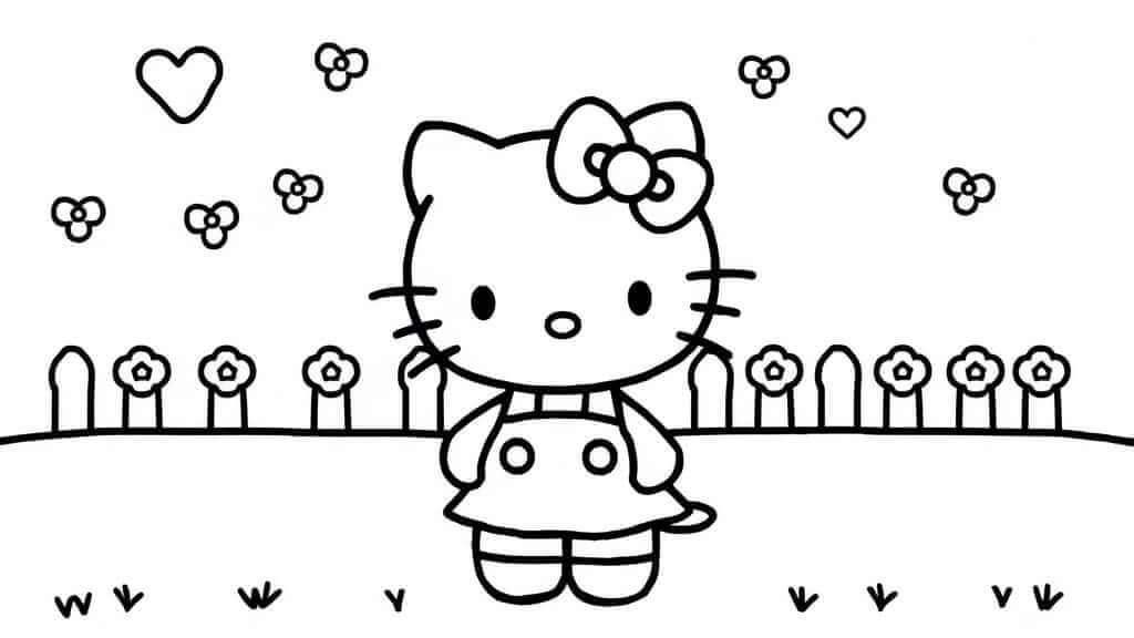 Hello Kitty Boyama Sayfaları