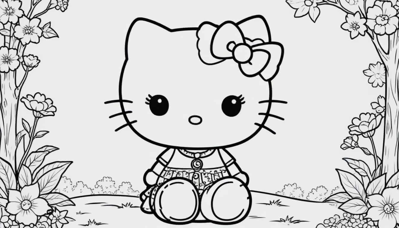 Hello Kitty Boyama Sayfaları