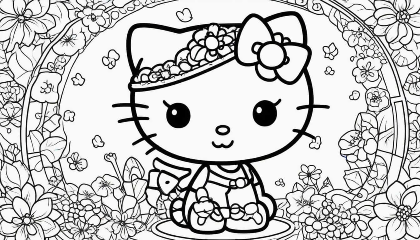 Hello Kitty Boyama Sayfaları