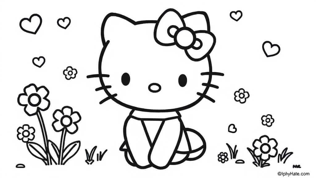 Hello Kitty Boyama Sayfaları