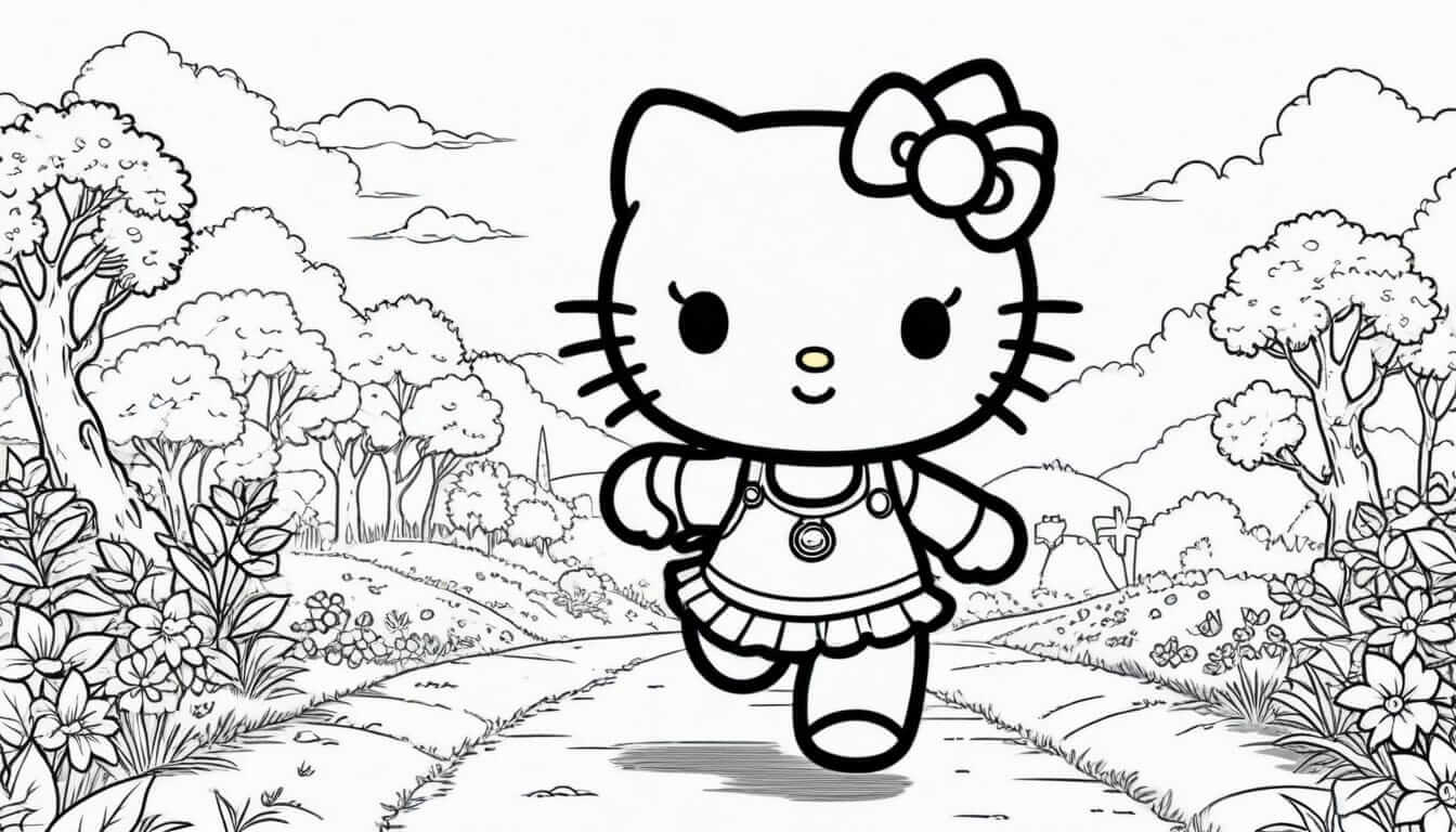 Hello Kitty Boyama Sayfaları