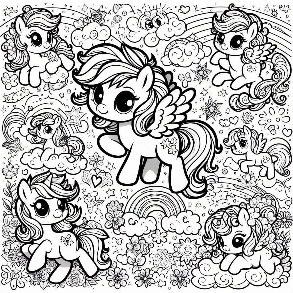 My Little Pony Boyama Sayfaları