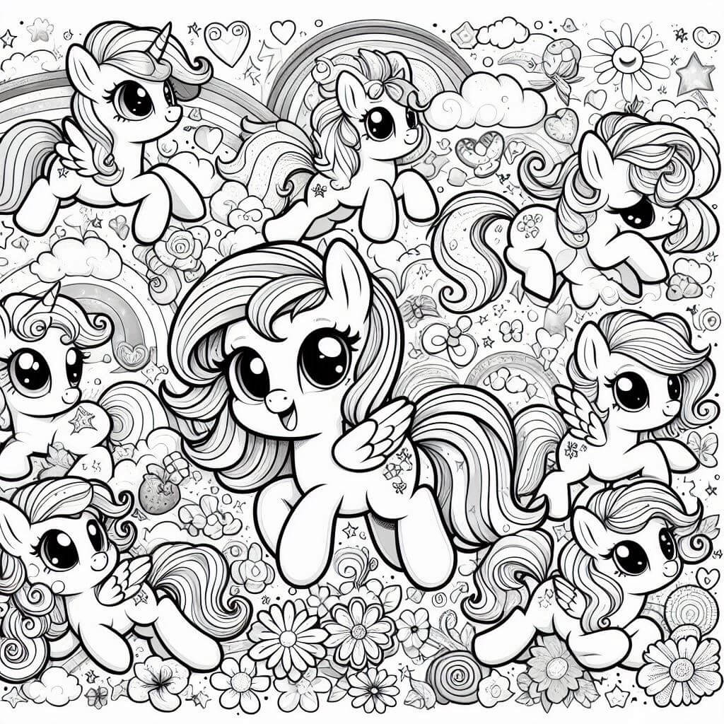 My Little Pony Boyama Sayfaları
