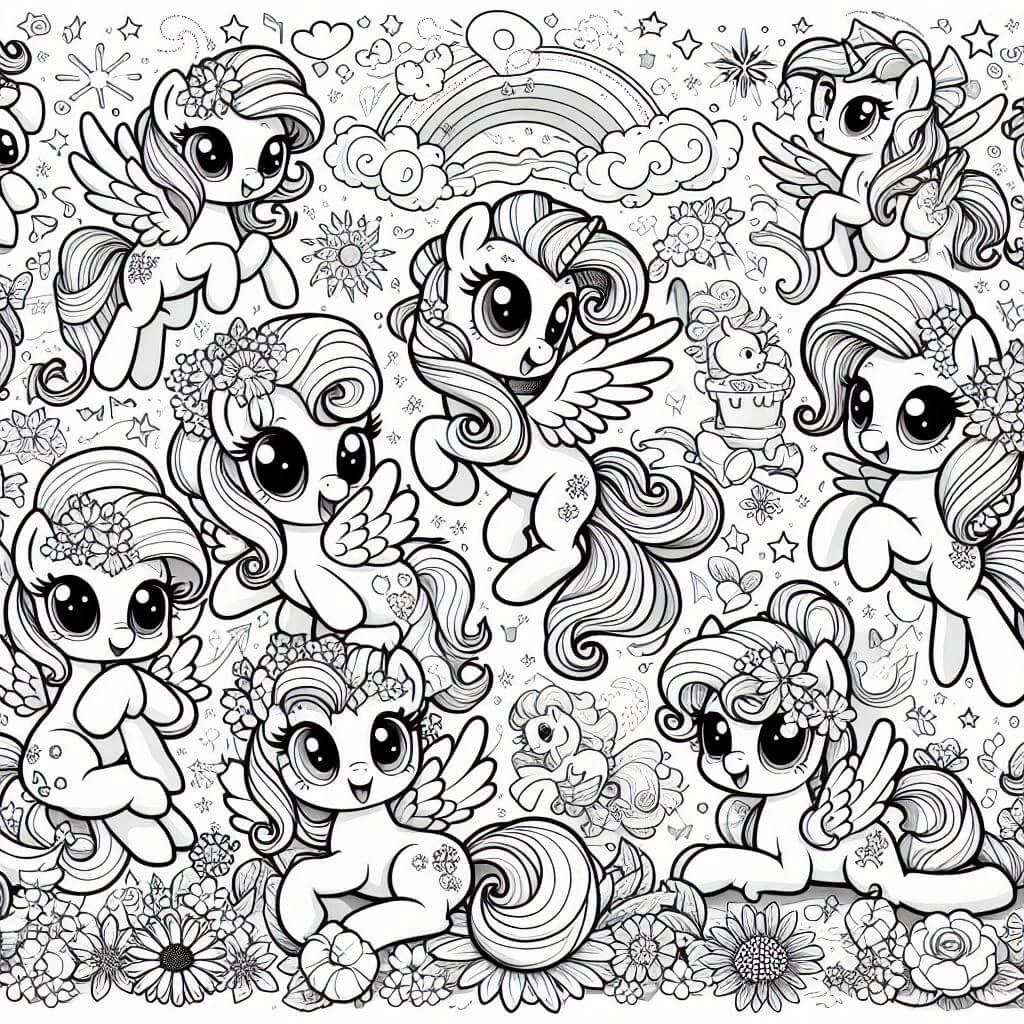 My Little Pony Boyama Sayfaları