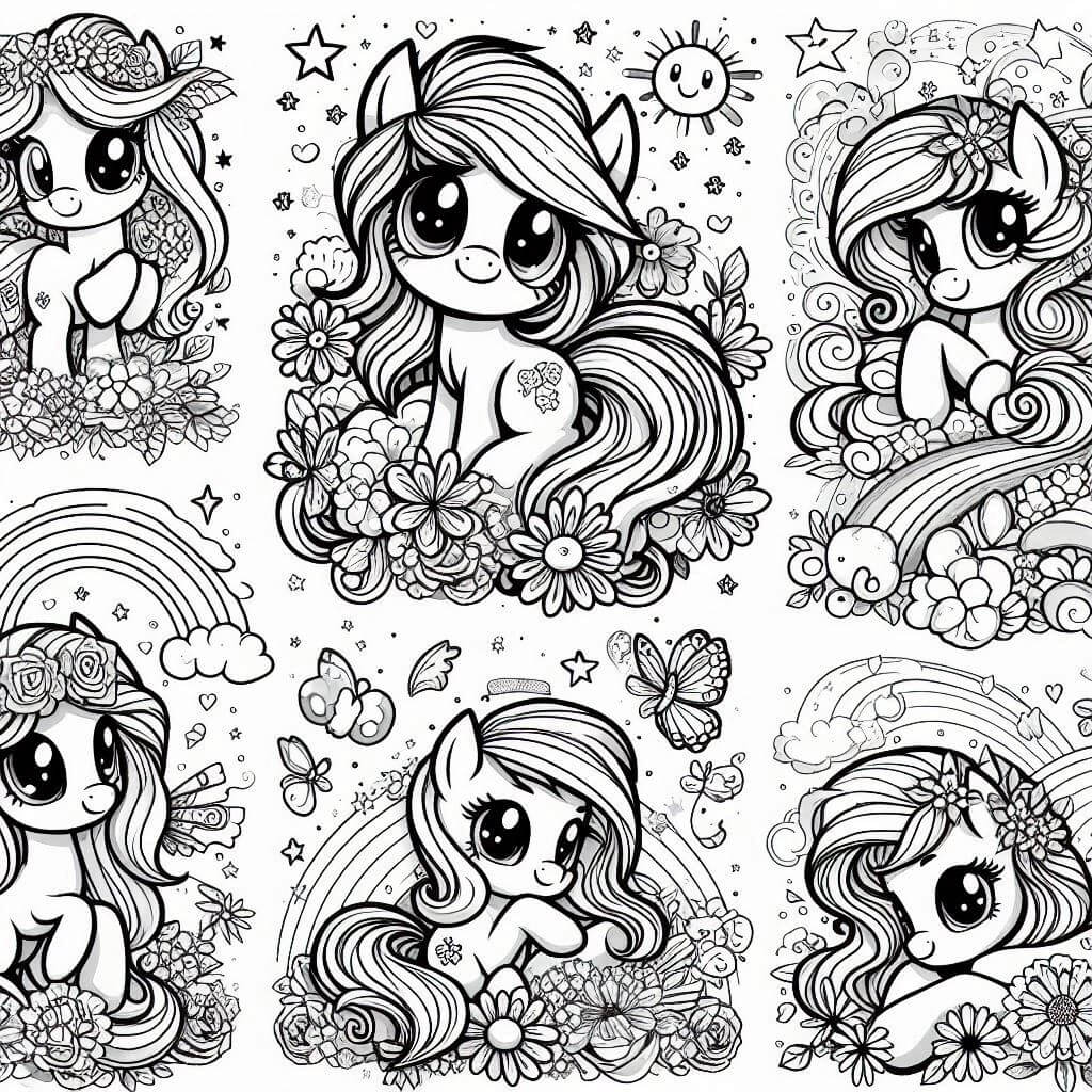 My Little Pony Boyama Sayfaları