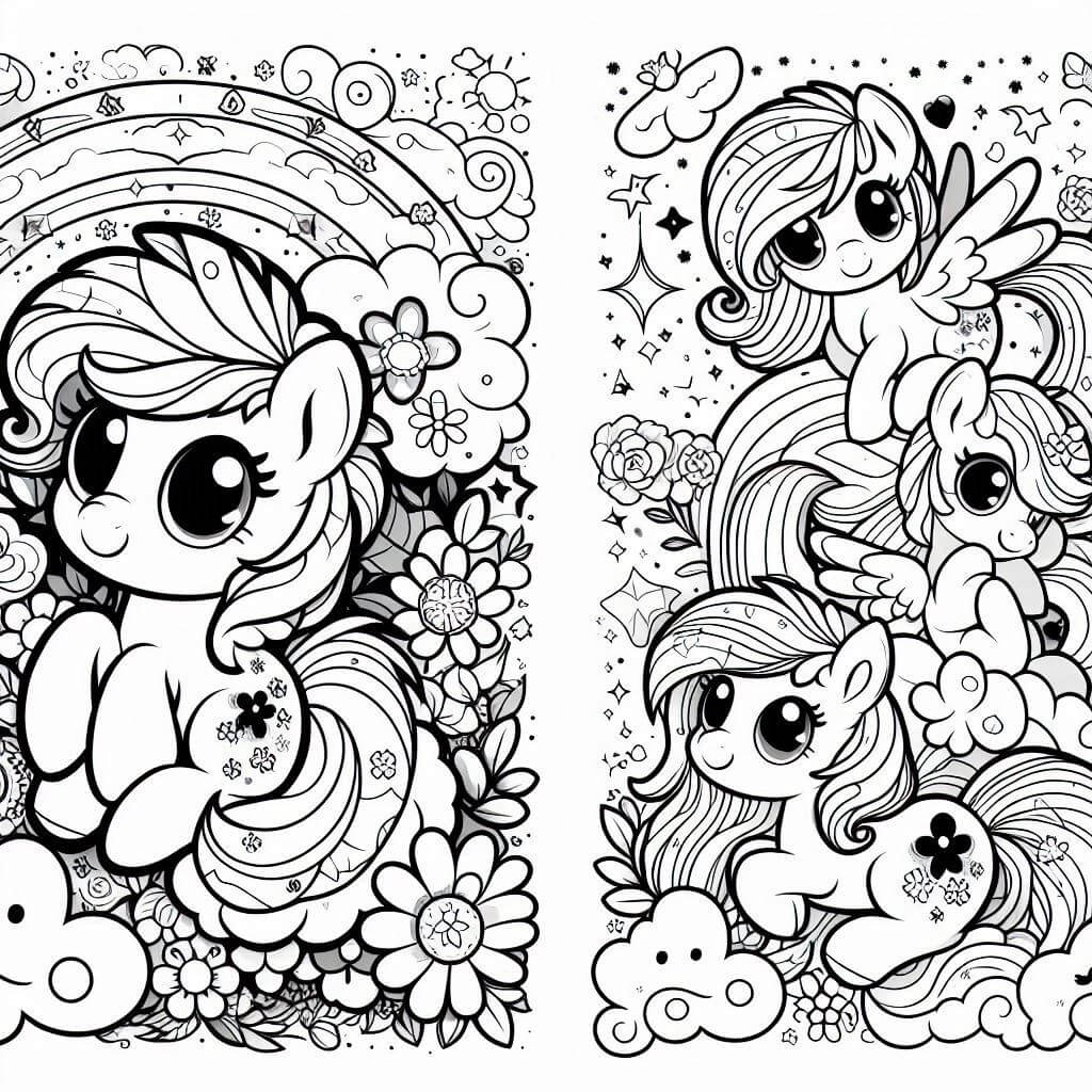 My Little Pony Boyama Sayfaları
