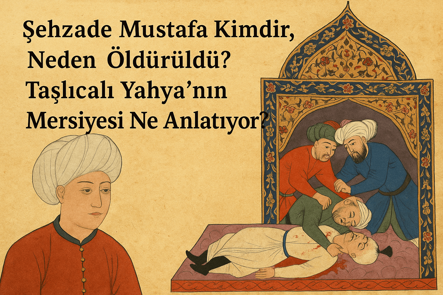 Şehzade Mustafa Mersiyesi, Günümüz Türkçesi (Taşlıcalı Yahya)