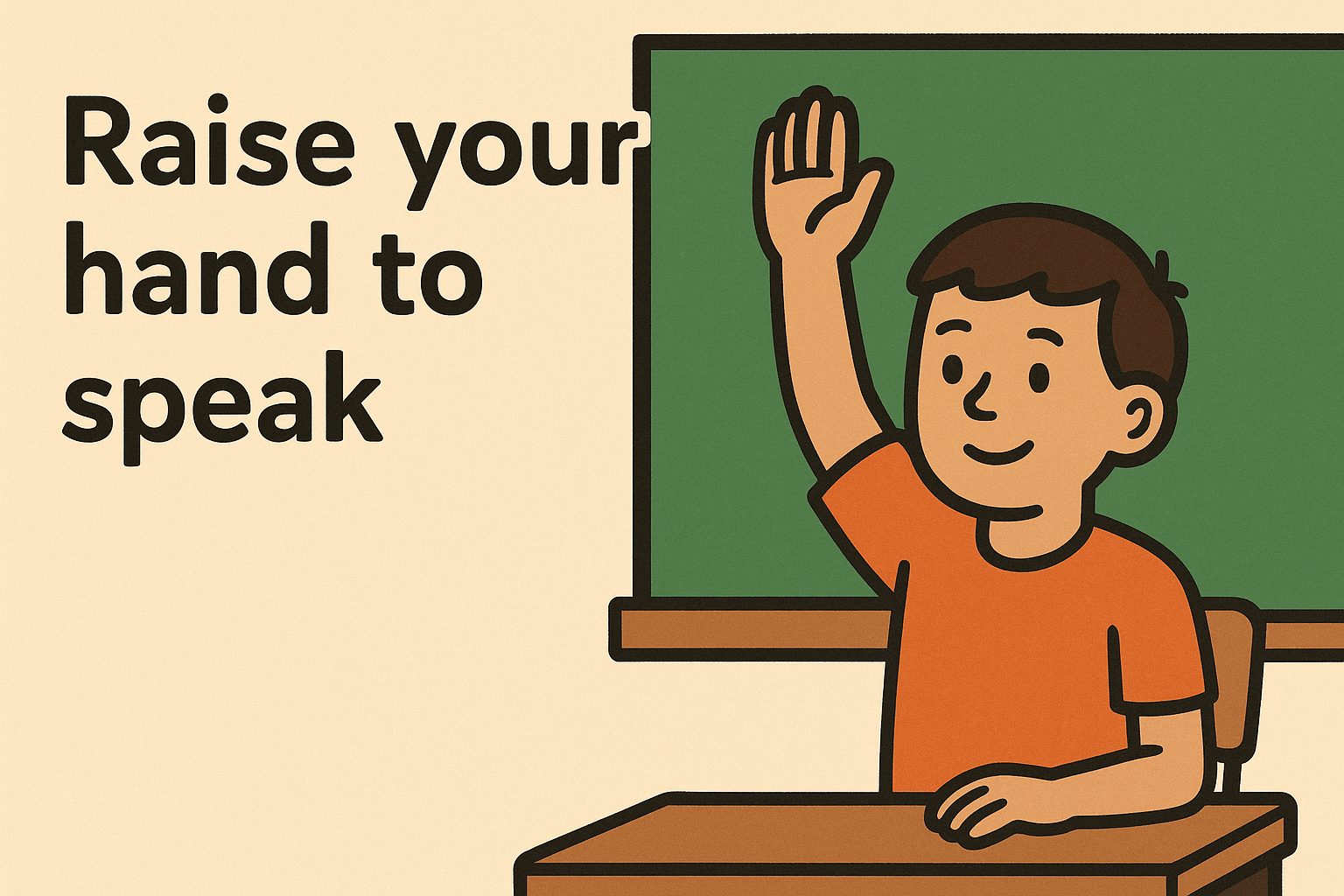 Raise your hand to speak