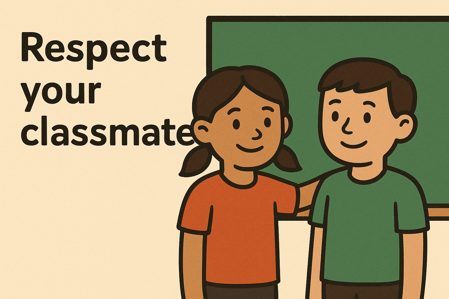 Respect your classmates
