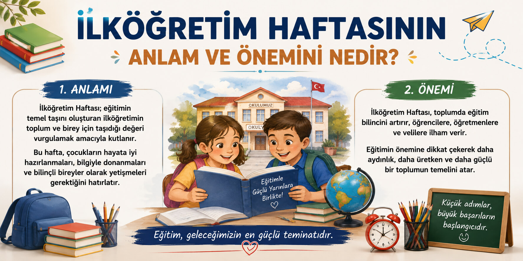 İlköğretim Haftasının Anlam ve Önemini Nedir? Açıklayıcı 2 Adet Yazı