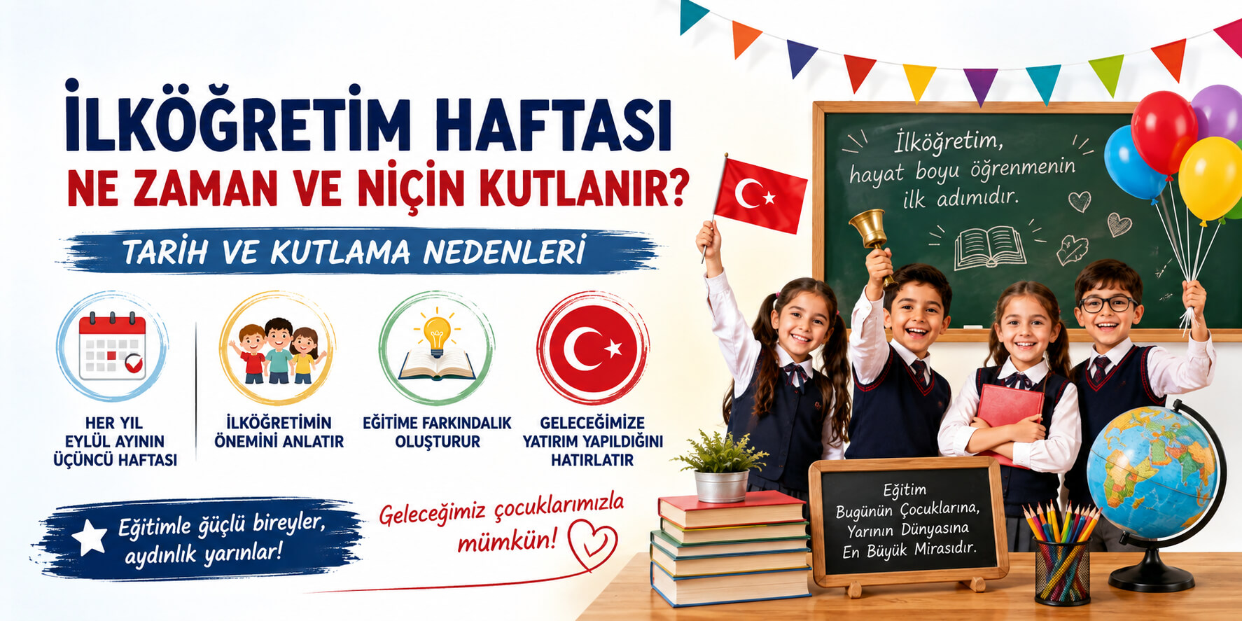 İlköğretim Haftası Ne Zaman ve Niçin Kutlanır? Tarih ve Kutlama Nedenleri