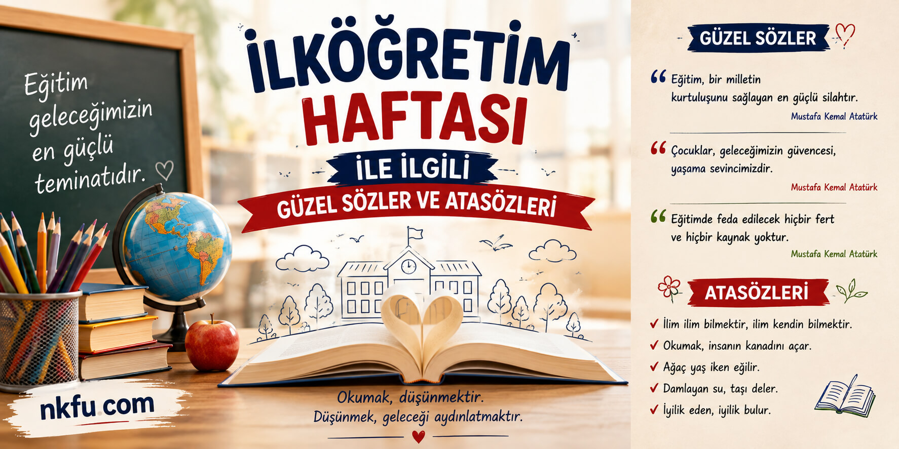 İlköğretim Haftası İle İlgili Güzel Sözler ve Atasözleri