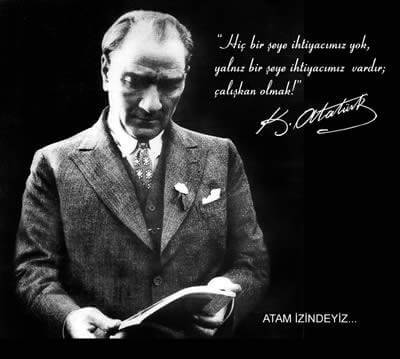 Atatürk İle İlgili Resimli Yazılar