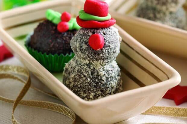 Yılbaşı İçin Eğlenceli ve Lezzetli Kardan Adam Çikolatalı Truffle Tarifi