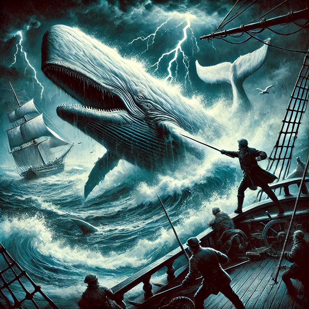 Moby Dick İngilizce Kitap Özeti Konusu Karakterler, Herman Melville