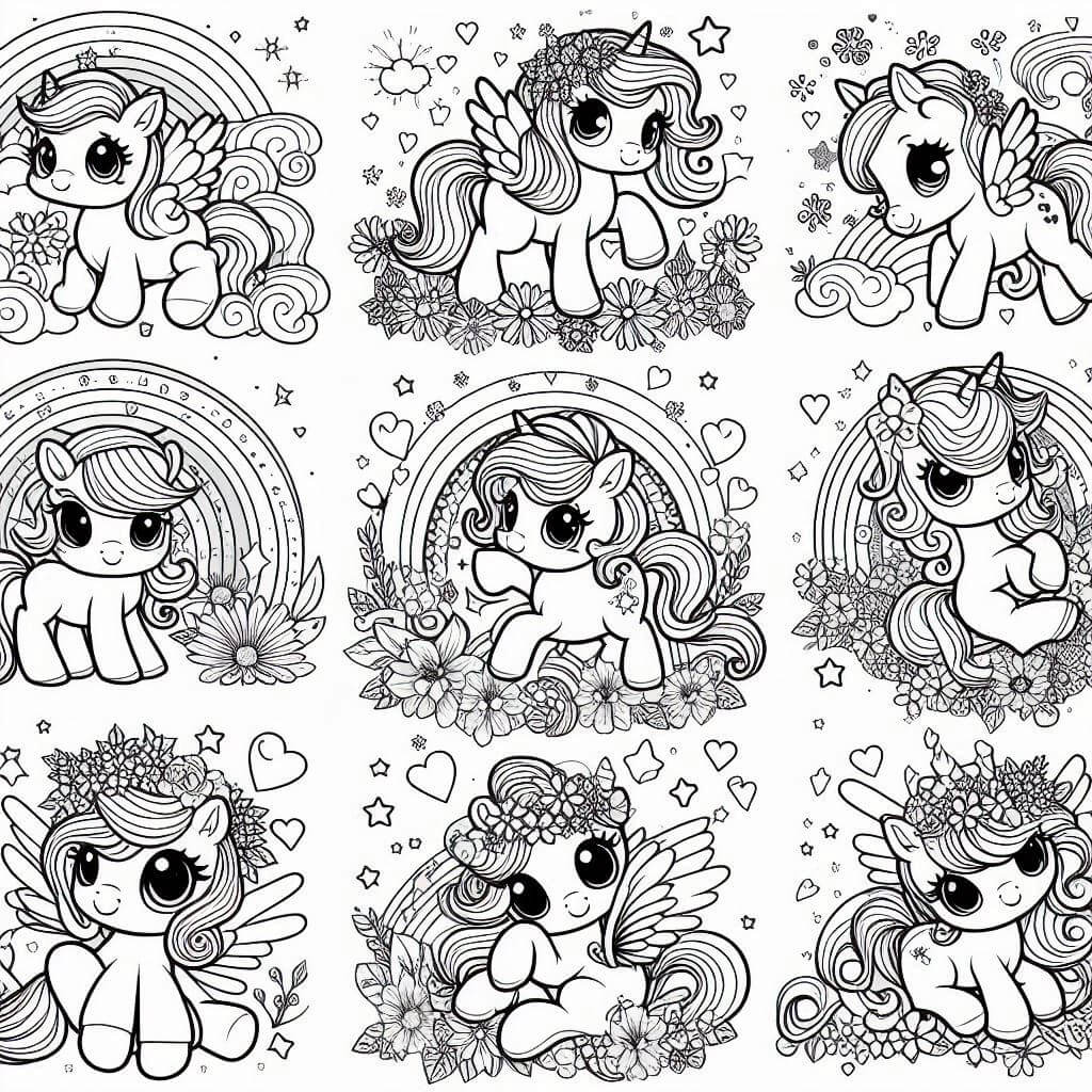 My Little Pony Boyama Sayfaları