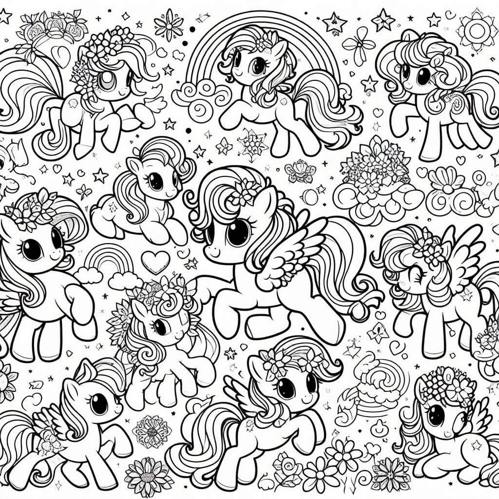 My Little Pony Boyama Sayfaları