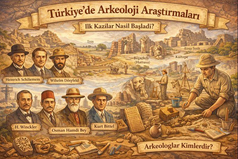Türkiye’de Arkeoloji Araştırmaları Nasıl Başladı