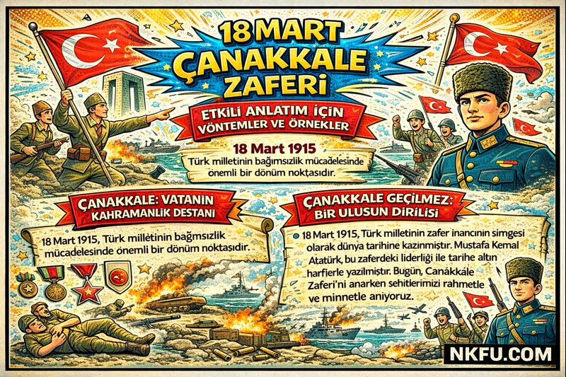 18 Mart Çanakkale Zaferi İle İlgili Kompozisyon Örnekleri