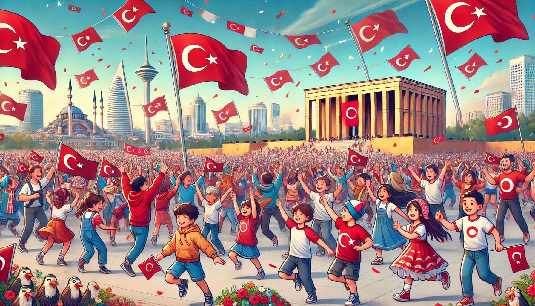 23 Nisan Anlam ve Önemi Hakkında Kısa Yazı Örnekleri, Kompozisyonlar