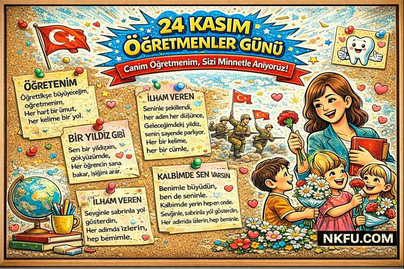 24 Kasım Öğretmenler Günü İçin En Güzel Seçme Şiirler