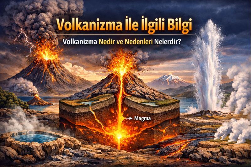 Volkanizma İle İlgili Bilgi, Volkanizma Nedir ve Nedenleri nelerdir?