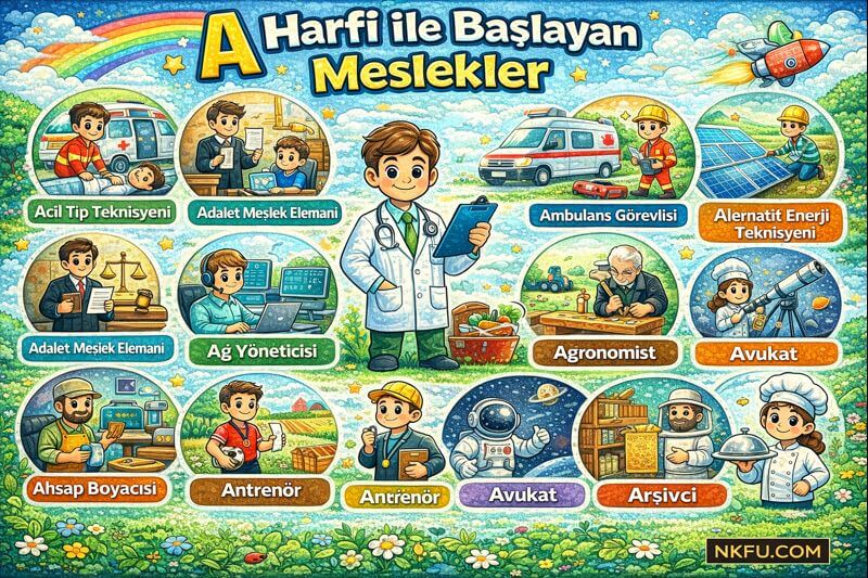 A Harfi İle Başlayan Meslekler