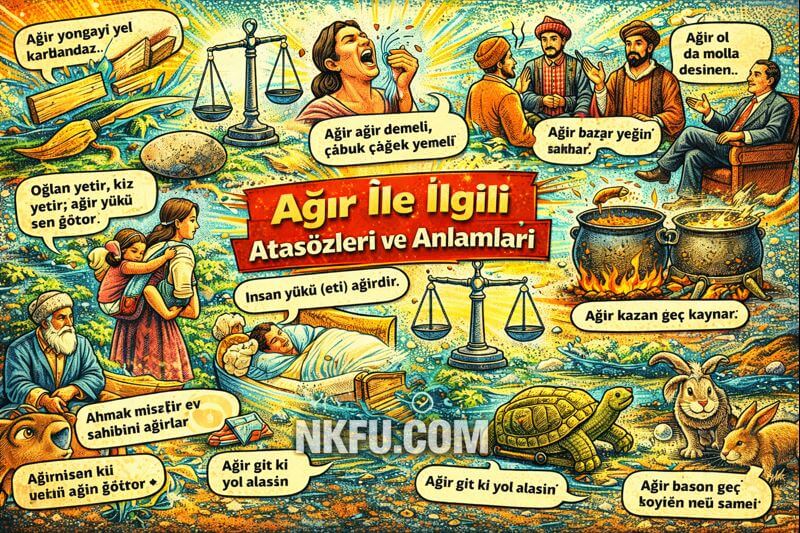 Ağır İle İlgili Atasözleri