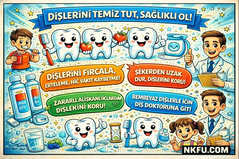 Ağız ve Diş Sağlığı İle İlgili Görseller, Posterler, Sloganlar ve Çeşitli Görseller