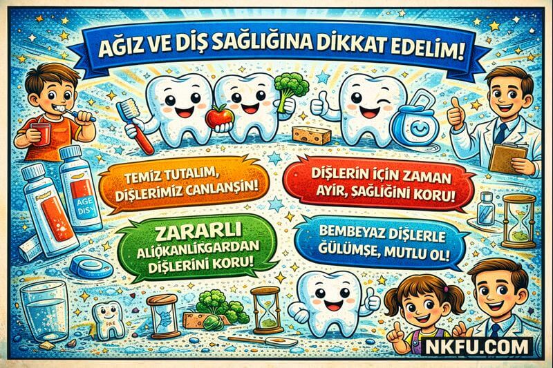 Ağız ve Diş Sağlığı İle İlgili Görseller, Posterler, Sloganlar ve Çeşitli Görseller