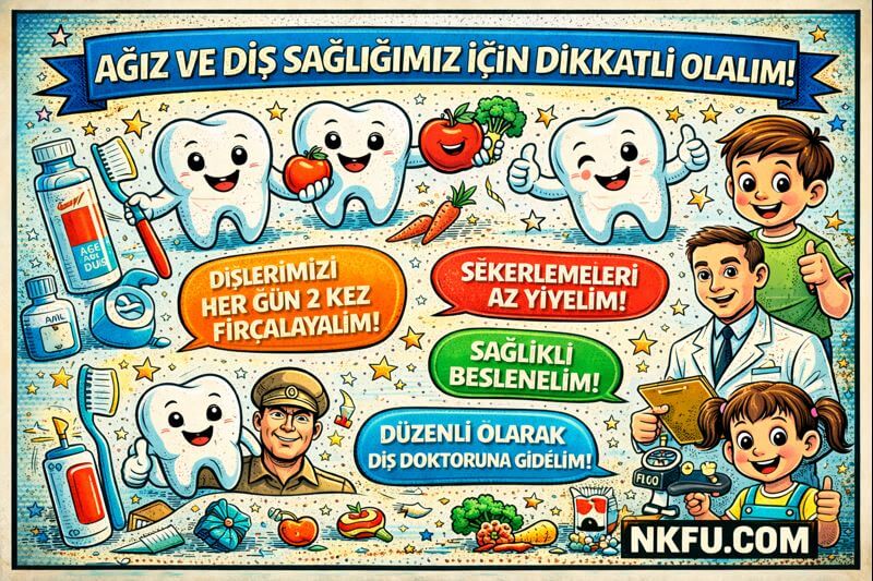Ağız ve Diş Sağlığı İle İlgili Görseller, Posterler, Sloganlar ve Çeşitli Görseller