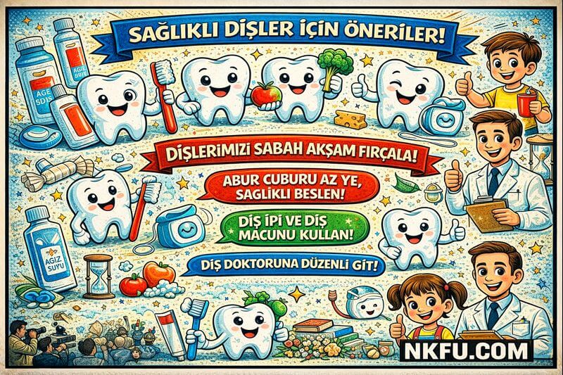 Ağız ve Diş Sağlığı İle İlgili Görseller, Posterler, Sloganlar ve Çeşitli Görseller