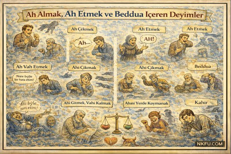 Ah Almak, Ah Etmek ve Beddua İçeren Deyimler ve Anlamları