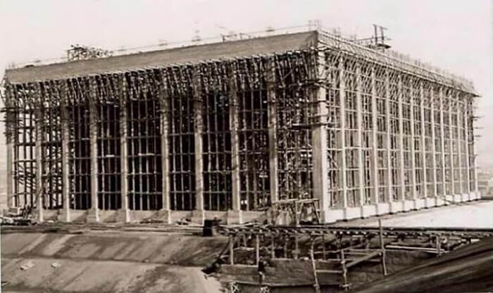 Anıtkabir İnşaatı Devam Ederken Çekilmiş Bir Fotoğraf