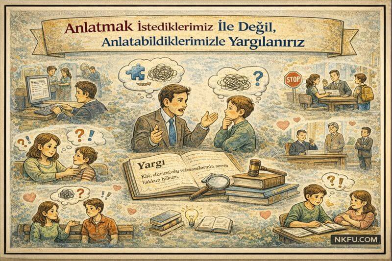 Anlatmak İstediklerimiz İle Değil, Anlatabildiklerimizle Yargılanırız Sözünün Anlamı
