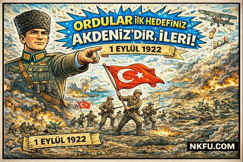 “Ordular ilk hedefiniz Akdeniz’dir ileri” Emri Hangi Savaşta Söylenmiştir?