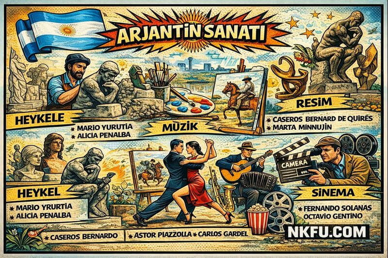 Arjantin'de Sanat, Arjantin Resim, Heykel, Müzik, Sinema Sanatı