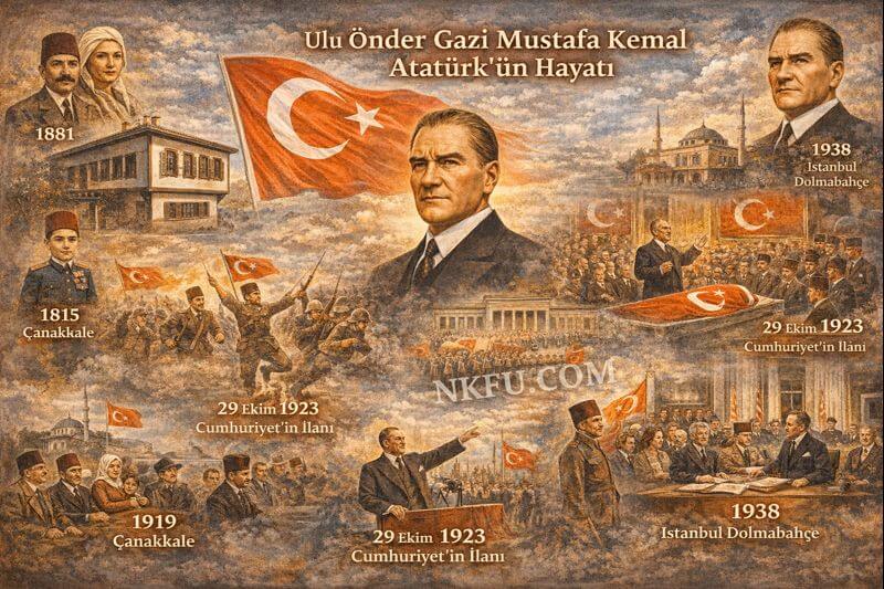 Atatürk'ün Hayatı, Ulu Önder Gazi Mustafa Kemal Atatürk'ün İnanılmaz Hayat Hikayesi