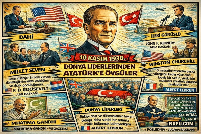 Atatürk'ün Ölümünün Ardından Dünya'dan Gelen Tepkiler ve Atatürk İçin Kim Ne Dedi?