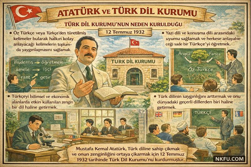 Atatürk Türk Dil Kurumunu Neden Kurdu?