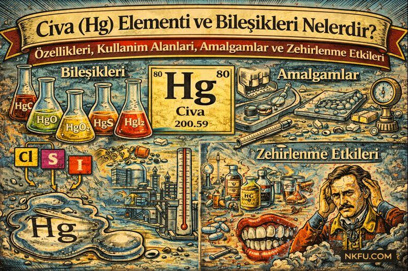 Cıva (Hg) Elementi ve Bileşikleri