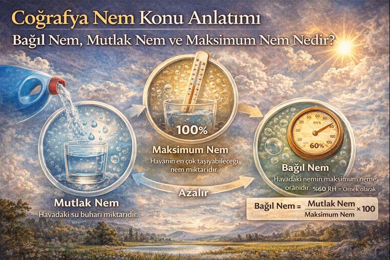 Coğrafya Nem Konu Anlatımı