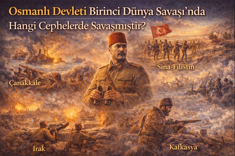 Osmanlı Devleti Birinci Dünya Savaşı'nda Hangi Cephelerde Savaşmıştır?