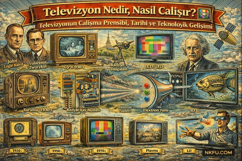 Televizyon Nedir, Nasıl Çalışır?
