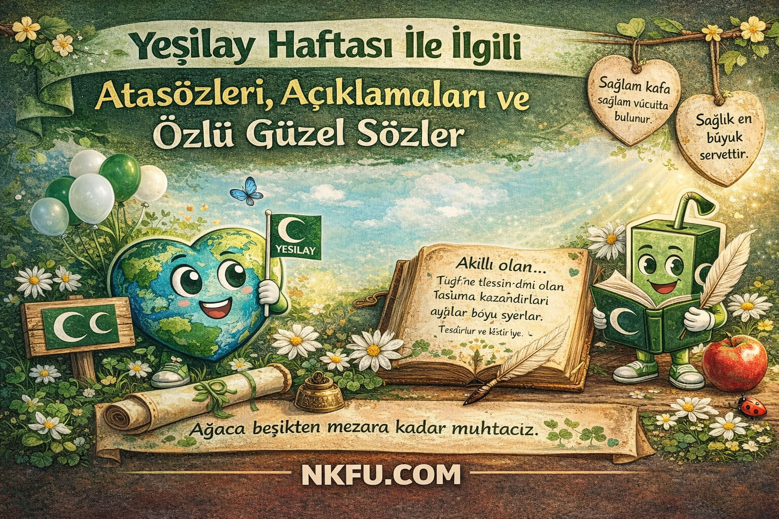Yeşilay Haftası İle İlgili Atasözleri, Açıklamaları ve Özlü Güzel Sözler