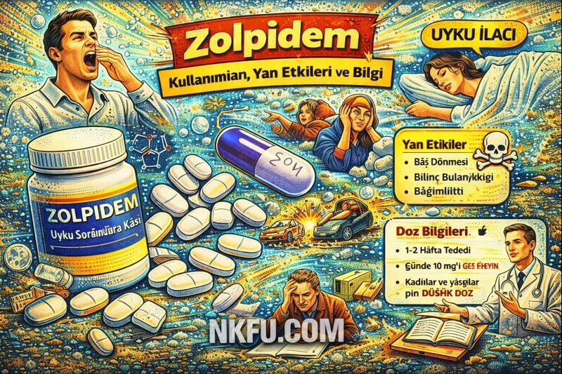 Zolpidem İlaç Nedir? Ne İçin ve Nasıl Kullanılır? Yan Etkileri Nelerdir?