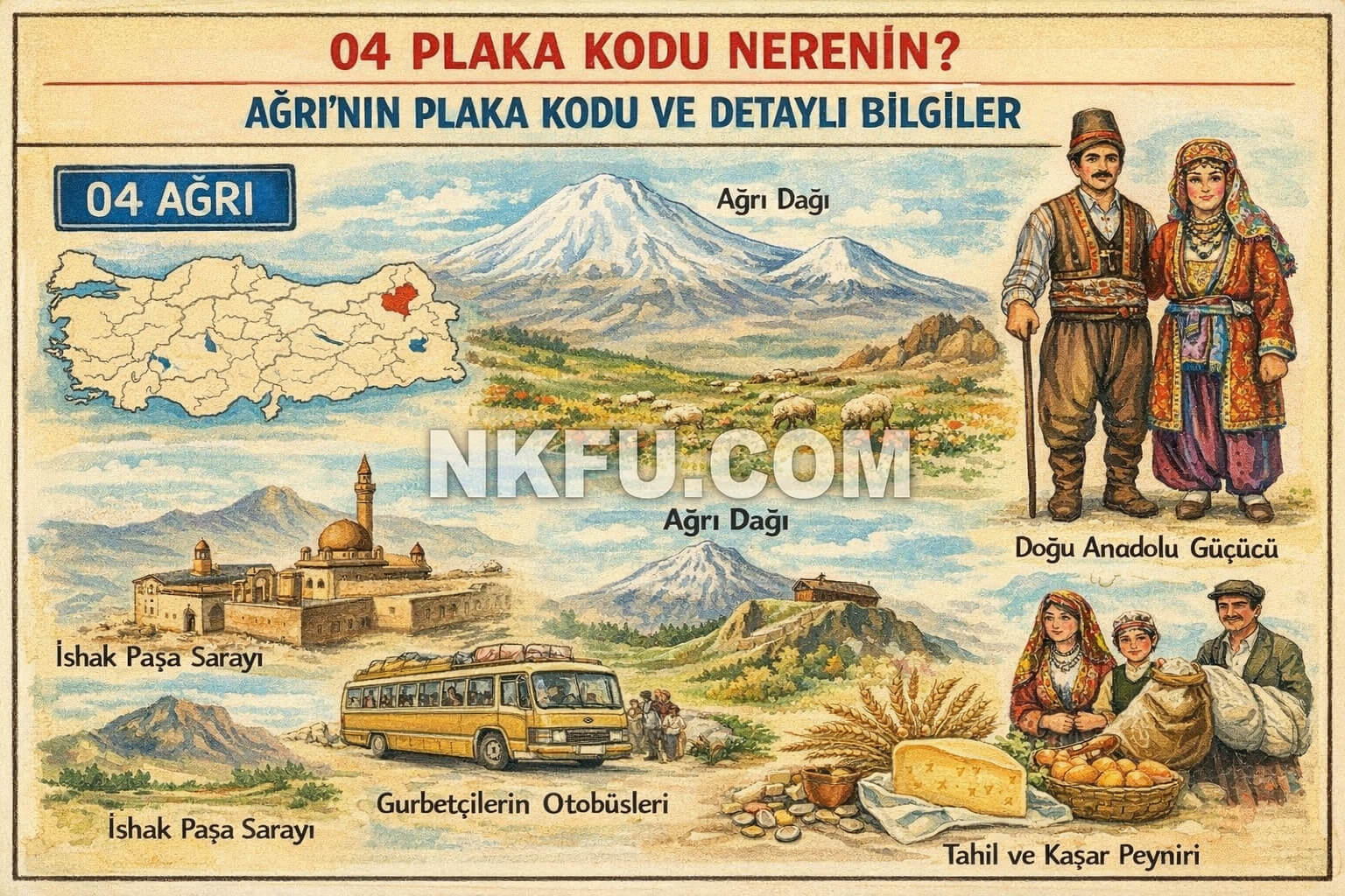 04 Plaka Kodu Nerenin? Ağrı’nın Plaka Kodu ve Detaylı Bilgiler