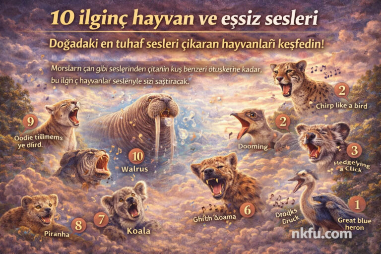 10 En Garip Ses Çıkaran Hayvanların Listesi, Dünyanın En Garip Sesleriyle Tanışın 10 En Garip Ses Çıkaran Hayvanların Listesi