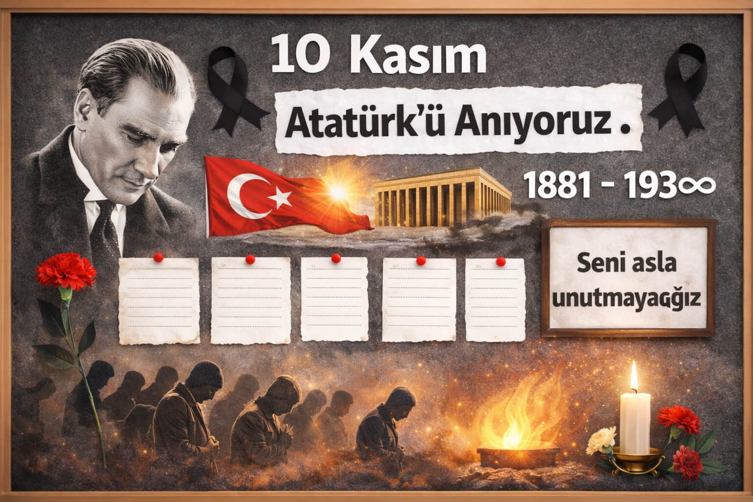 10 Kasım İle İlgili Pano Çalışmaları